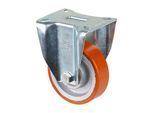 BS Rollen Bockrolle N110.C10 Ø 100mm, B 30mm, 300kg mit Anschraubplatte Orange (N110.C10.101)