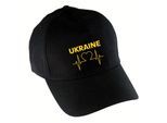 multifanshop Baseballcap - Ukraine - Herzschlag - Druck gelb - Mütze