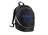 multifanshop Rucksack - Duisburg - Herzschlag - Druck blau - Tasche
