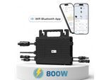Astro-E Mikro-Wechselrichter 800 W TM-L800Mi für Balkonkraftwerk, IP67 wetterfest, Plug-&-Play Installation, 2 MPPT, Bluetooth & WIFI, Micro Inverter