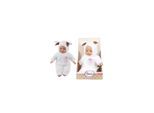 Toi-Toys 02025B BEAU Babypuppe – Kuschelpuppe im Schaf-Anzug für Kinder ab 24 Monaten