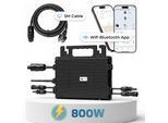 Astro-E Mikro-Wechselrichter 800 W TM-L800Mi für Balkonkraftwerk, IP67 wetterfest, Plug-&-Play Installation, 2 MPPT, Bluetooth & WIFI, inkl. 5 m Anschlusskabel, Micro Inverter