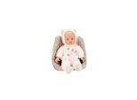 Toi-Toys BEAU Babypuppe 33 cm – Babypuppe im Kindersitz für Kinder ab 2 Jahren – Rollenspiel