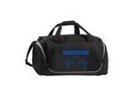 multifanshop Sporttasche - Magdeburg - Herzschlag - Druck blau - Tasche