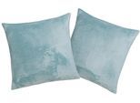 my home Dekokissen »Jil« aus super weichem Kuschelfleece, Kissenhüllen ohne Füllung, 2 Stück