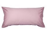 Kissenbezug JANINE "Colors Mako Satin", rosa (rose), B:80cm L:40cm, Mako-Satin, Mako-Satin, Kissenbezüge, Kissenbezug, mit Reissverschluss, uni Kissenhülle, feinfädig, 100% Baumwolle