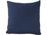 Kissenbezug PRIMERA "Primera Mako-Feinjersey Kissenbezug im Doppelpack", blau (marine), B:40cm L:40cm, Feinjersey, Obermaterial: 100% Baumwolle, Kissenbezüge, Kissenbezug, In vielen Uni-Tönen