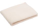 Gästehandtücher GÖZZE "Hanna", beige (creme), B:30cm L:50cm, Walkfrottier, Obermaterial: 100% Baumwolle, Handtücher, Set, Uni Farben, strukturierte Bordüre, 100% Baumwolle