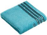 Handtücher VOSSEN "Cult de Luxe", blau (light azure), B:50cm L:100cm, Webfrottier, Obermaterial: 100% Baumwolle, Handtücher, mit Glanzbordüre