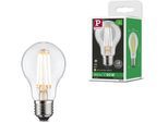 PAULMANN LED-Leuchtmittel "Eco-Line Filament 230V LED Birne E27 806lm 4,3W 3000K dimmbar Klar", Energieeffizienz: B (A-G), transparent, L:10,5cm Ø:6cm, Leuchtmittel
