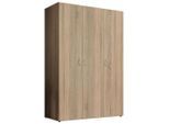 Boxxx Drehtürenschrank, Sonoma Eiche, Holzwerkstoff, 4 Fächer, 121x176 cm, Schlafzimmer, Kleiderschränke, Drehtürenschränke