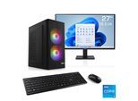 CSL PC-Komplettsystem "Spectrum V25103", Energieeffizienz: E (A-G), schwarz, Microsoft Windows 11 Home (64 Bit), 32 GB RAM 1.000 GB SSD, Computer_Komplettsysteme