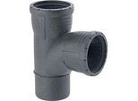 Geberit Silent Pro Bogenabzweig 393454141 DN 90/90, 87,5°, hochschalldämmend, Innenradius
