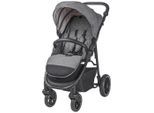 Jimmylee Buggy , Grau , Textil , 33x105x74 cm , EN 1888 , Feststellbremse, Fußstütze abklappbar, Federung, kugelgelagerte Räder, 5-Punkte-Gurt,