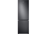 SAMSUNG Kühl-/Gefrierkombination "RB34C605CB1/EF", Energieeffizienz: C (A-G), premium schwarz steel, B:59,5cm H:185,3cm T:65,8cm, Kühlschränke
