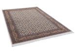 Orientteppich THEKO "Benares Herati" Gr. 32, braun (braun, creme), B:40cm H:12mm L:60cm, Schurwolle, Teppiche, Fransenteppich, reine Wolle, handgeknüpft, mit Fransen