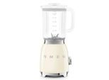 Smeg Standmixer 50's Style, Creme, Metall, Kunststoff, 1,5 L, 19.7x39.7x16.3 cm, abnehmbarer Mixbehälter, rutschfeste Füße, Smoothie-Funktion, Ice-Crush-Funktion, Nachfüllöffnung im Deckel, Sicherheitsschaltung, einfache Reinigung, verschiedene Geschwindigkeitsstufen, Pulse-Funktion, Messer aus Edelstahl, Überhitzungsschutz, Küchengeräte, Mixer