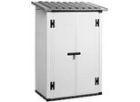 Garofalo Urban 100 - Gerätehaus - Mit Doppeltür - 122.5x82.5x201 cm