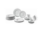 Villeroy & Boch Kombiservice , Weiss , Keramik , 30-teilig , Uni , 200 ml,200 ml , Geschirr, Geschirr-Sets, Kombiservice