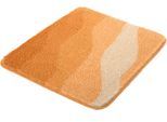 Badematte KLEINE WOLKE "Malena", braun (rost), H:20mm, Polyacryl, Badematten, Badematte, Badteppich, modernes Wellen Design, Farbverlauf, waschbar