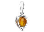 Kettenanhänger OSTSEE-SCHMUCK "Ostsee-Schmuck Anhänger Finnja Anhänger Finnja", weiß, Schmuckanhänger, Damen, 20 x 9mm, Silber 925 (Sterlingsilber), 1,3 g, Kettenanhänger