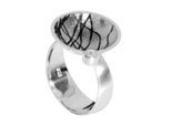 Fingerring OSTSEE-SCHMUCK "Ostsee-Schmuck Ring Runo - Sarah Vicenza" Gr. 58, silber, Fingerringe, Damen, 58 (18,5), Silber 925 (Sterlingsilber), Fingerring