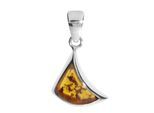 Kettenanhänger OSTSEE-SCHMUCK "Ostsee-Schmuck Anhänger Alea Anhänger Alea", weiß, Schmuckanhänger, Damen, 20 x 13mm, Silber 925 (Sterlingsilber), 1,5 g, Kettenanhänger