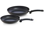 Pfannen-Set FISSLER "Adamant Classic", schwarz, Ø:24,28cm, Pfannen, kratzfest, Made in Germany