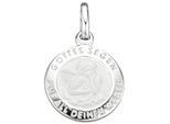 Engelanhänger JOBO "Anhänger Schutzengel", silber (silber 925), Schmuckanhänger, Damen, Silber 925 (Sterlingsilber), 925 Silber