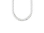 Kette ohne Anhänger BRUNO BANANI "Schmuck Geschenk Silber 925 Halsschmuck Halskette Panzerkette" Gr. 60, silber (silberfarben), Halsketten, Herren, 60, Silber 925 (Sterlingsilber), L: 60 B: 7mm, B:7mm