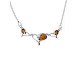 Collier OSTSEE-SCHMUCK "Ostsee-Schmuck Collier Herz Collier Herz", silber, Halsketten, Damen, 45cm, Silber 925 (Sterlingsilber), L: 45, Collier