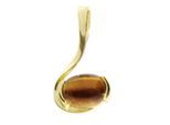 Kettenanhänger OSTSEE-SCHMUCK "Ostsee-Schmuck Anhänger Theresia Anhänger Theresia", gelb, Schmuckanhänger, Damen, 18 x 10mm, Gelbgold 333, 1 g, Kettenanhänger