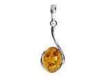 Kettenanhänger OSTSEE-SCHMUCK "Ostsee-Schmuck Anhänger Lennja Anhänger Lennja", weiß, Schmuckanhänger, Damen, 34 x 14mm, Silber 925 (Sterlingsilber), 2,4 g, Kettenanhänger