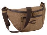 Umhängetasche CAMEL ACTIVE "Journey", Herren, Gr. B/H/T: 39cm x 20cm x 13cm, beige, Nylon, aufgeraut, bestickt, clean, unifarben, Taschen Umhängetasche, aus leichtem robusten Nylon, funktional perfekt für alle Lebenslagen