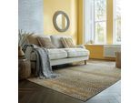 Teppich FLAIR RUGS "Camino", gelb, B:120cm H:8mm L:160cm, Kunstfaser, Teppiche, Teppich, Flachgewebe, Skandi, Esszimmer, Wohnzimmer, Flur