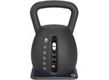 Kettlebell HORIZON FITNESS, schwarz (schwarz matt), Hanteln, 16 kg, Kunststoff, Stahl, verstellbar