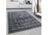 Teppich AYYILDIZ TEPPICHE "Marrakesh 207", grau, B:160cm H:12mm L:230cm, Kunstfaser, Teppiche, Teppich, Kurzflor, Orient-Optik, Webteppich, Wohnzimmer