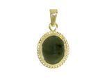 Kettenanhänger OSTSEE-SCHMUCK "Ostsee-Schmuck Anhänger Jolin Anhänger Jolin", gelb, Schmuckanhänger, Damen, 23 x 12mm, Gelbgold 333, 1,5 g, Kettenanhänger