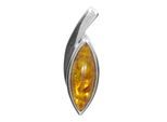 Kettenanhänger OSTSEE-SCHMUCK "Ostsee-Schmuck Anhänger Gleiter-Marieke Anhänger Gleiter-Marieke", weiß, Schmuckanhänger, Damen, 33 x 11mm, Silber 925 (Sterlingsilber), 4,9 g, Kettenanhänger