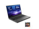 CSL Notebook "R'Evolve C15 5500U/16GB/4000GB/Windows 11 Home", silber, 16 GB RAM 4.000 GB SSD, Ryzen 5, Microsoft Windows 11 Home (64 Bit), Notebooks
