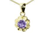 Kette mit Anhänger OSTSEE-SCHMUCK "Ostsee-Schmuck Kette mit Anhänger Pia 6 mm" Gr. 45, gold, Halsketten, Damen, 45cm, Gelbgold 333, L: 42