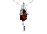 Kette mit Anhänger OSTSEE-SCHMUCK "Ostsee-Schmuck Kette mit Anhänger Gleiter-Maus" Gr. 40, silber, Halsketten, Damen, 40cm, Silber 925 (Sterlingsilber), L: 40