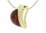 Kette mit Anhänger OSTSEE-SCHMUCK "Ostsee-Schmuck Kette mit Anhänger Gleiter-Lale" Gr. 45, gold, Halsketten, Damen, 45cm, Silber 925 (Sterlingsilber), L: 42