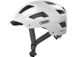 Fahrradhelm ABUS "HYBAN 2.0" Gr. XL, weiß (polar weiß), Helme, XL Kopfumfang: 58cm - 63cm