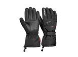Skihandschuhe REUSCH "Connor R-TEX XT", Damen, Gr. 8, schwarz, 92% Polyester, 8% Lederimitat, unifarben, Handschuhe, in sportlichem Design