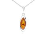 Kette mit Anhänger OSTSEE-SCHMUCK "Ostsee-Schmuck Kette mit Anhänger Nordica" Gr. 42, silber, Halsketten, Damen, 42cm, Silber 925 (Sterlingsilber), L: 42