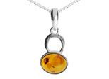 Kette mit Anhänger OSTSEE-SCHMUCK "Ostsee-Schmuck Kette mit Anhänger Hedda Kette mit Anhänger Hedda" Gr. 42, silber, Halsketten, Damen, 42cm, Silber 925 (Sterlingsilber), L: 42