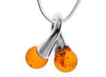 Kette mit Anhänger OSTSEE-SCHMUCK "Ostsee-Schmuck Kette mit Anhänger Doppelkelch" Gr. 60, silber, Halsketten, Damen, 60cm, Silber 925 (Sterlingsilber), L: 42