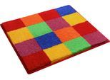 Badematte GRUND "Mosaik, Badvorleger, Badezimmer Teppich, sehr weich" Gr. 2, bunt, H:20mm, Kunstfaser, Badematten, Badematte, angenehm weich, auch als 3 teiliges Set erhältlich, Made in Europe