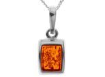 Kette mit Anhänger OSTSEE-SCHMUCK "Ostsee-Schmuck Kette mit Anhänger Stefanie" Gr. 42, silber, Halsketten, Damen, 42cm, Silber 925 (Sterlingsilber), L: 42